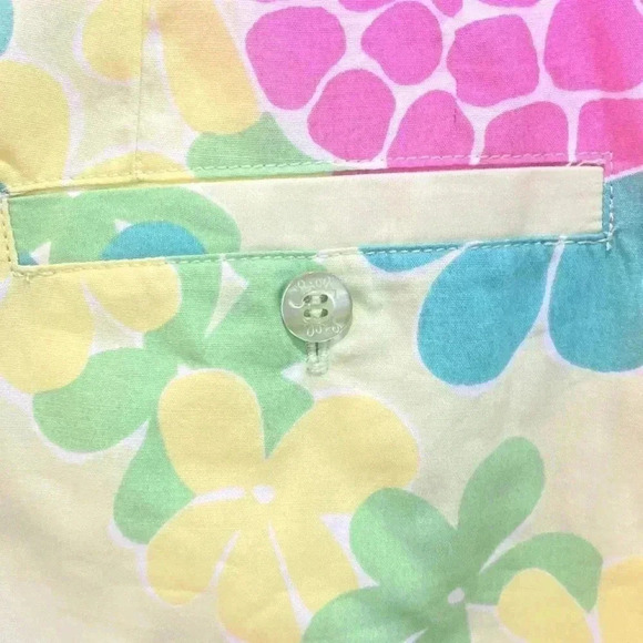 Lilly Pulitzer Pineapple Punch Vintage White Label Skirt Sz 6 - Picture 5 of 7